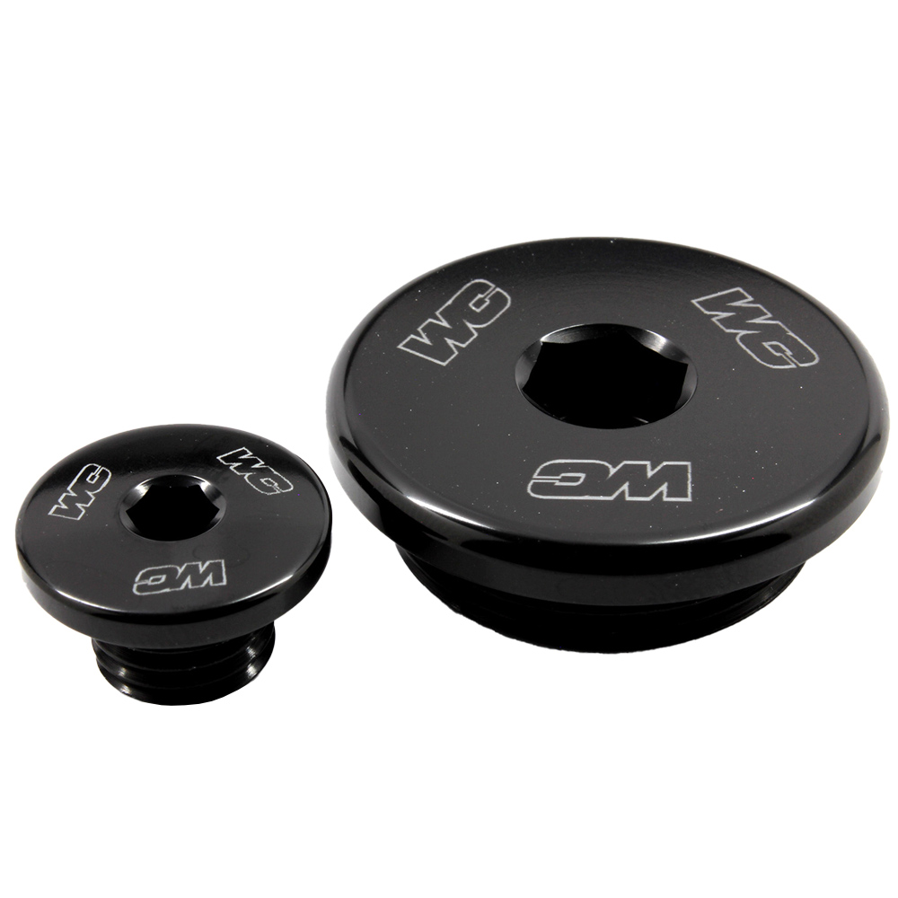 ENGINE PLUGS YAMAHA YZ450F 06-09, YZ450F 23-25, WR250F 03-13, WR450F 03-15 BLACK